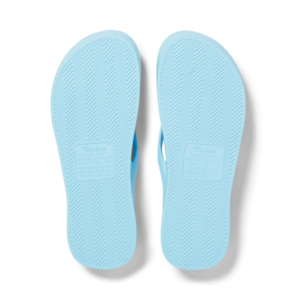 Arch Support Thongs - Sky Blue - Image 4