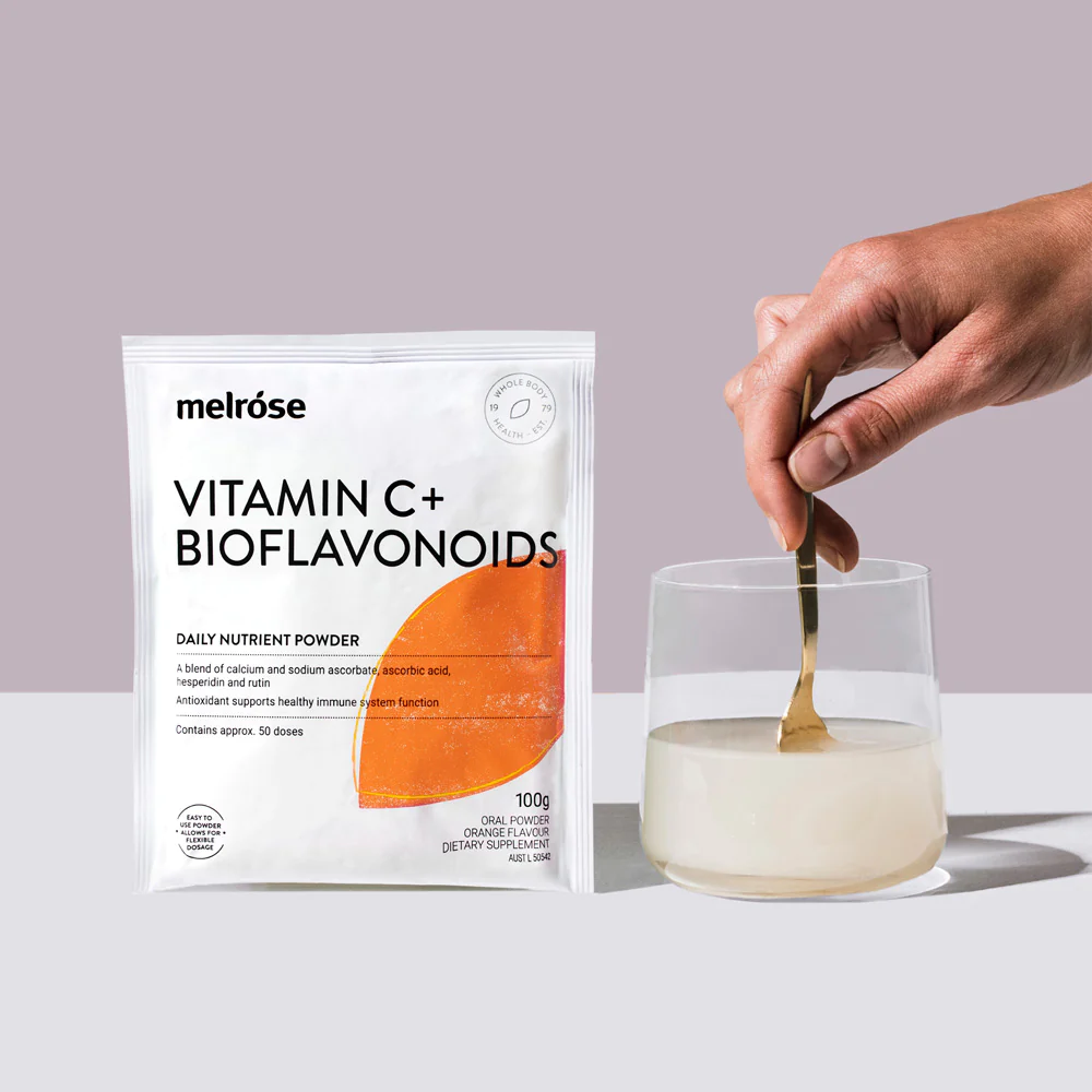 Melrose Vitamin C Plus Bioflavonoids Orange Flavoured 100g - Image 5
